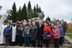 Возложение цветов к монументам памяти ополченцев-бауманцев в Вяземском районе Смоленской области
